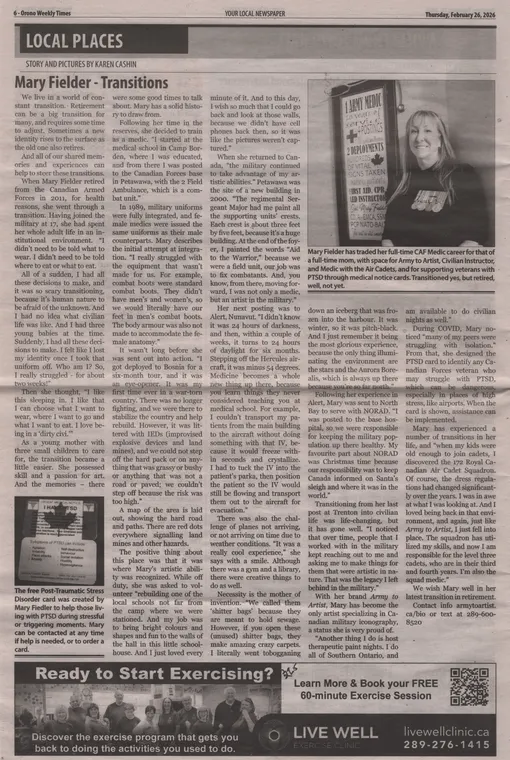 Article scan from Orono Weekly Times